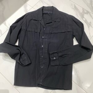 Versace Jeans Collection Black Shirt Jacket